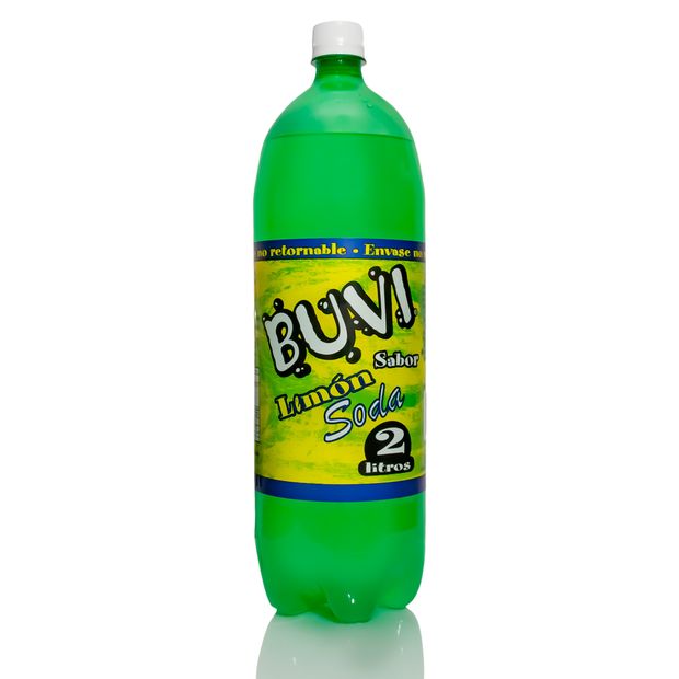 Bebida BUVI Limón Soda 2 litros